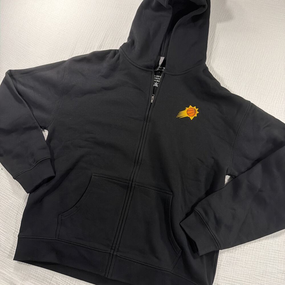 The Wild Collective Black Phoenix Suns Full-Zip Hoodie men’s size large